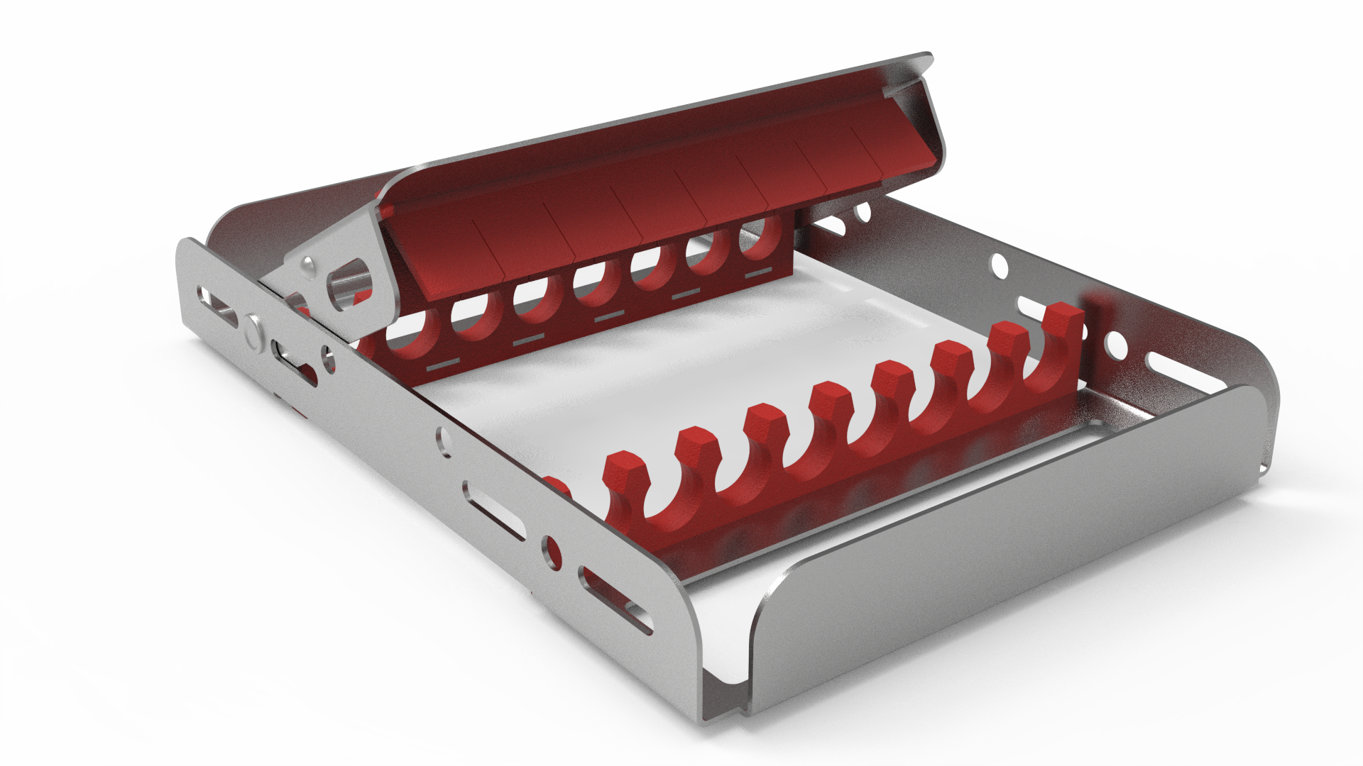 Storing frame, 8 instruments, semi-size