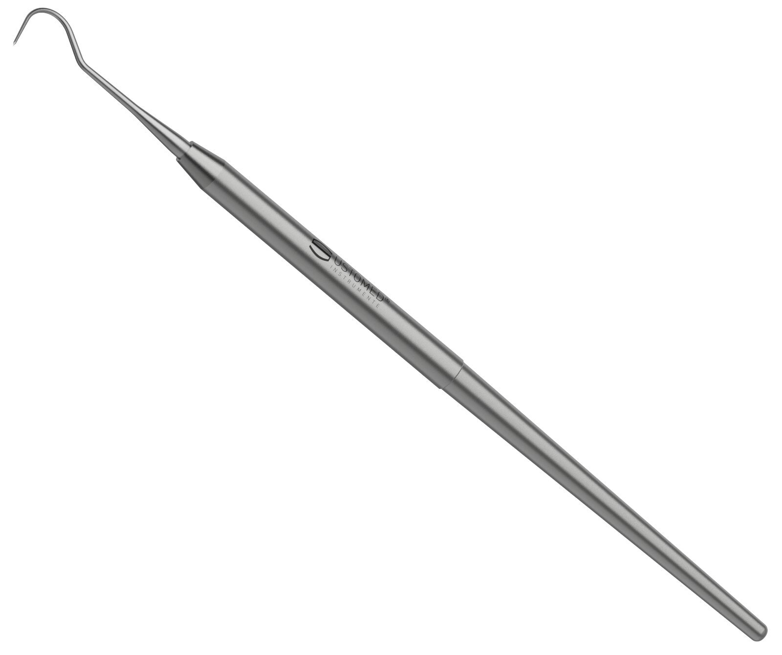 Kuhhornsonde, Figur 44, einendig, Rundgriff