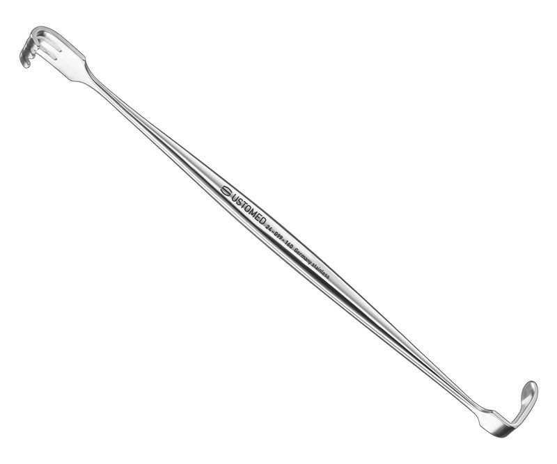 SENN-MILLER, retractor, 16 cm, blunt