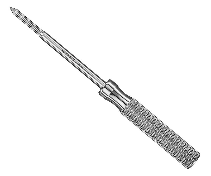 Bone Condenser, Schaft gerade, Spitze konvex/spitz, 3, 7 mm Durchmesser, zylindrisch