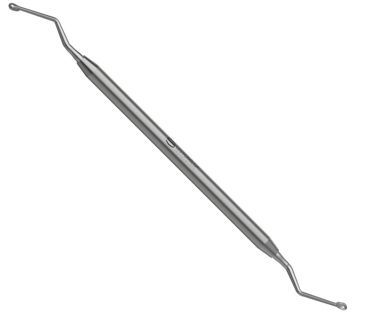 HEMINGWAY, bone curette, 18 cm, d/e., size 3