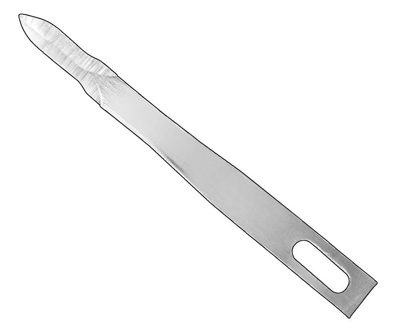 Micro scalpel blades, sz.63, steril, 25pcs.