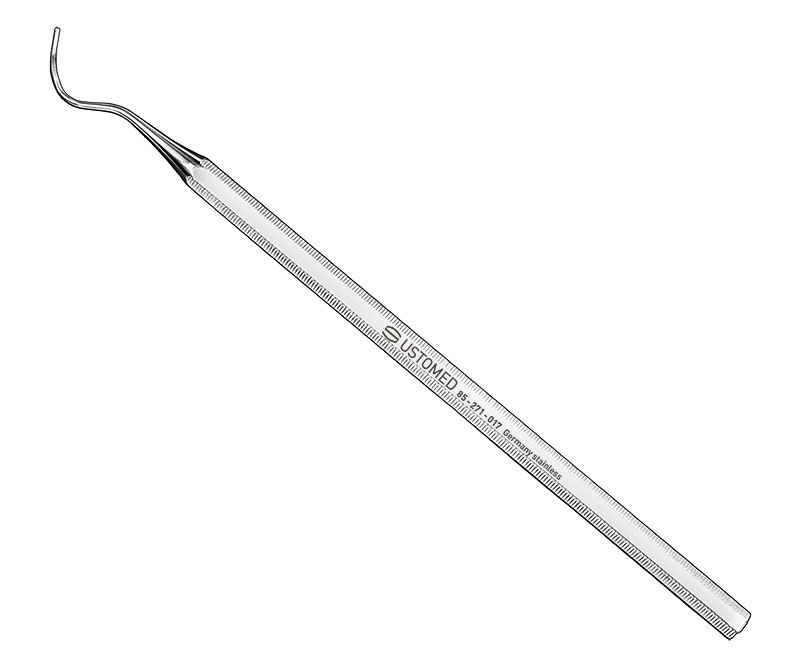 MC CALL, curette, size 17, single-ended