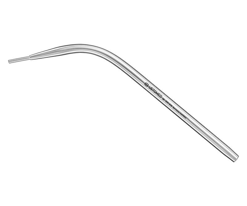 Metall-Absaugkanüle, 18cm, Ansatz Ø 1,5mm 