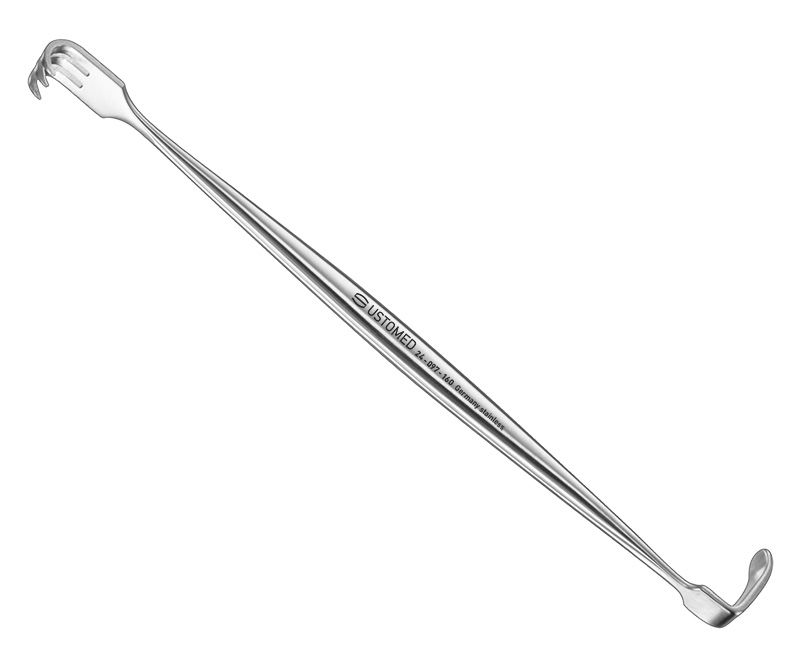 SENN-MILLER, Wundhaken, 16 cm, scharf