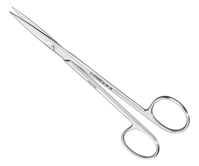 JOSEPH, suture-/gum scissors, 14 cm, str.