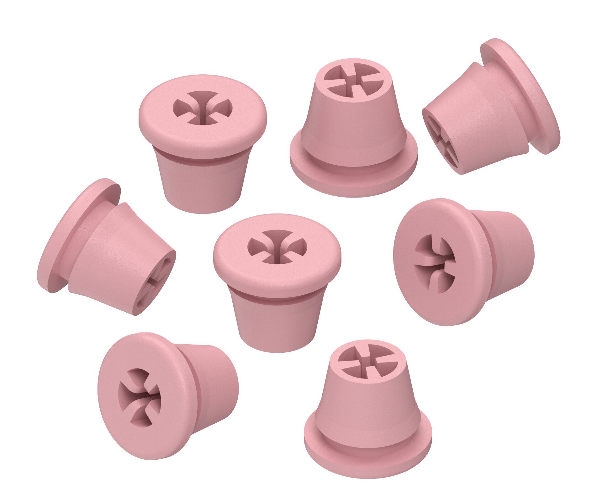 Silicone plugs – accessory for bur stands – silicone – secure positioning