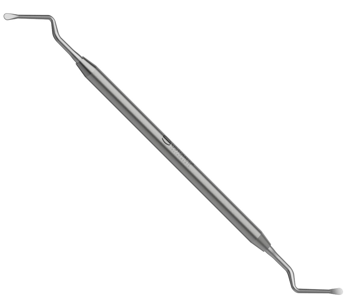 LUCAS, bone curette, 17 cm, d/e., size 87