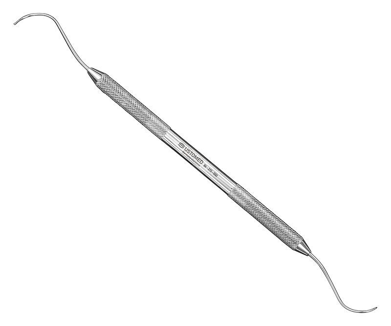 Furcation probe, d.-e., rounded points