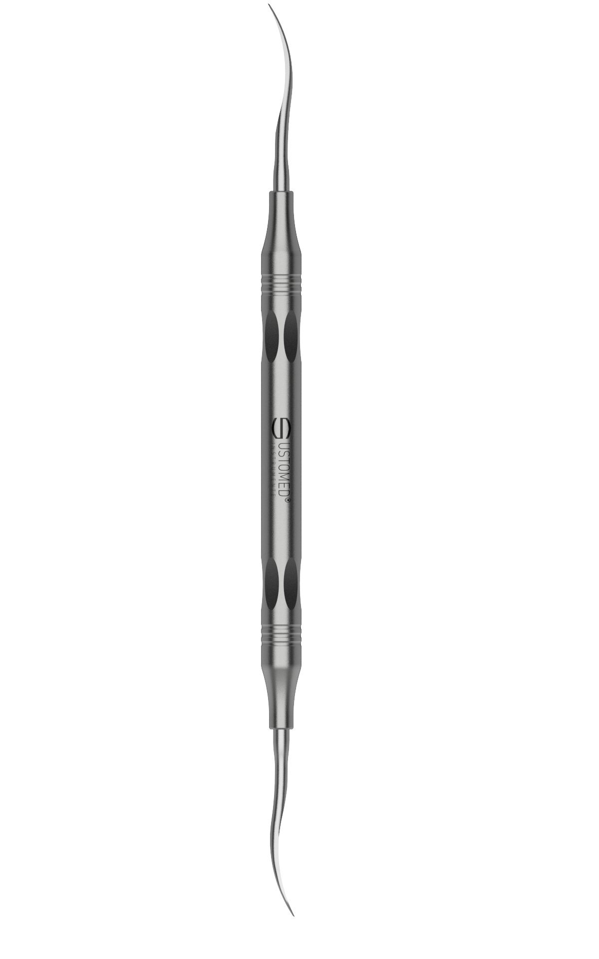 Raspatorium, 17,5 cm, doppelendig, gebogen 