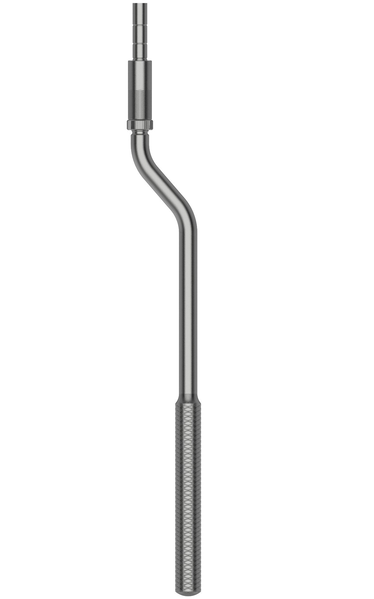 Bone Condenser, bajonettförmiger Schaft, Spitze konkav, 4,0 mm Durchmesser, zylindrisch mit stufenlos verstellbarer Tiefenmark