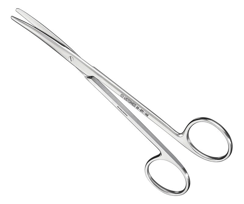 03-071-1458ybEoSUzQhvHr METZENBAUM, dissecting scrs., 14, 5 cm, cvd.