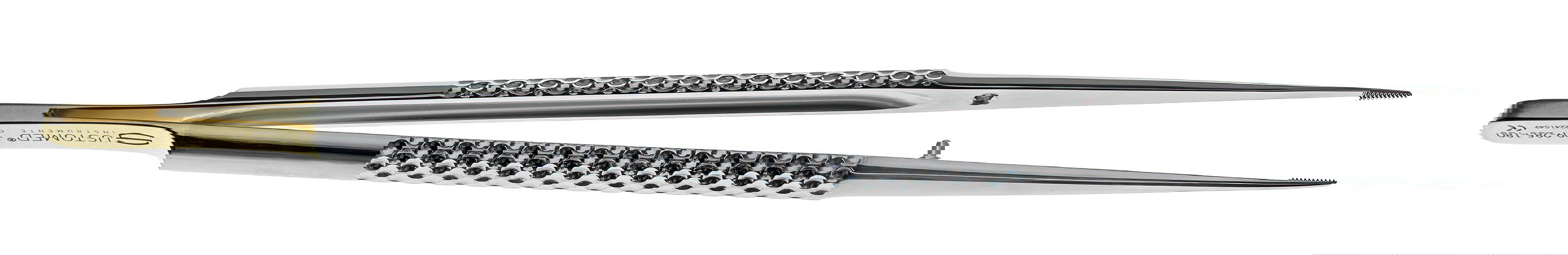 Micro-forceps, Cooley, 18cm, straight, round handle