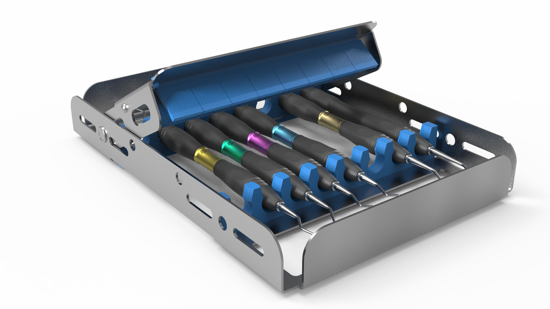 Periodontal Set, USTO-SOFT handles, compl.