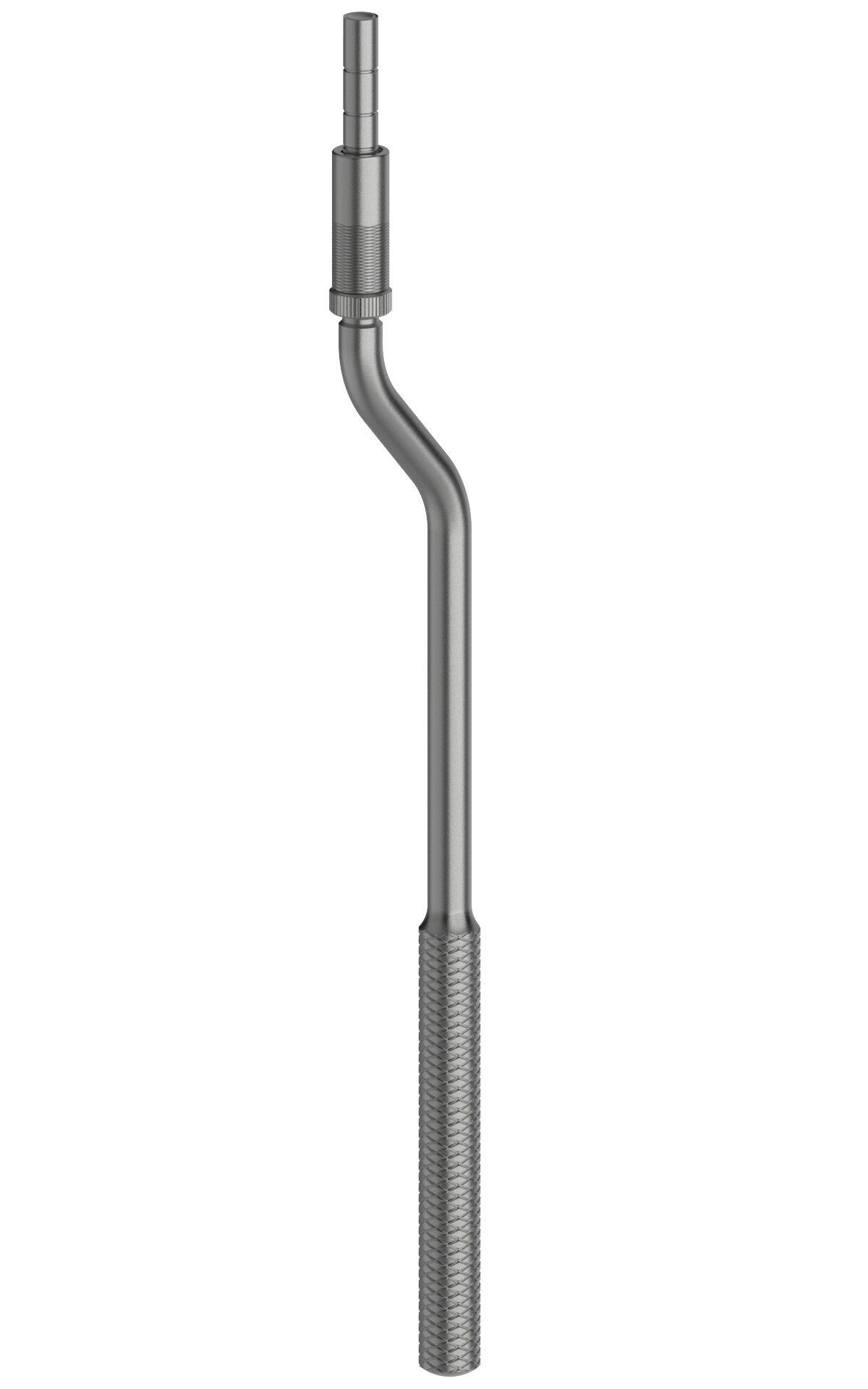 Bone Condenser, bajonettförmiger Schaft, Spitze konkav, 4,0 mm Durchmesser, zylindrisch mit stufenlos verstellbarer Tiefenmark