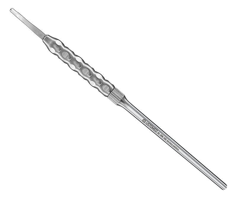 02-038-140B1l1TzoqO40Gk Micro-scalpel handle, 14 cm, anat. shape
