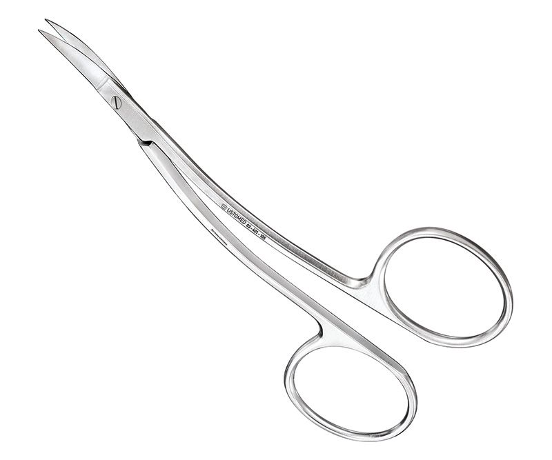 LA GRANGE, suture-/gum scissors, 10, 5 cm