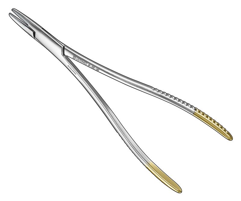 LANGENBECK, needle holder, 16 cm, TC