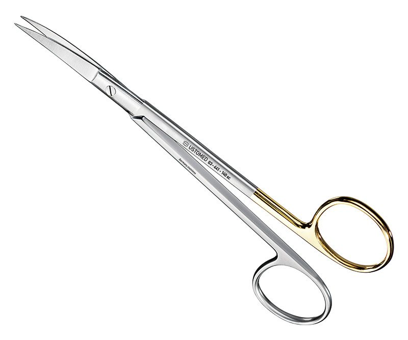 JOSEPH, suture-/gum scissors, 14cm, cvd., SC