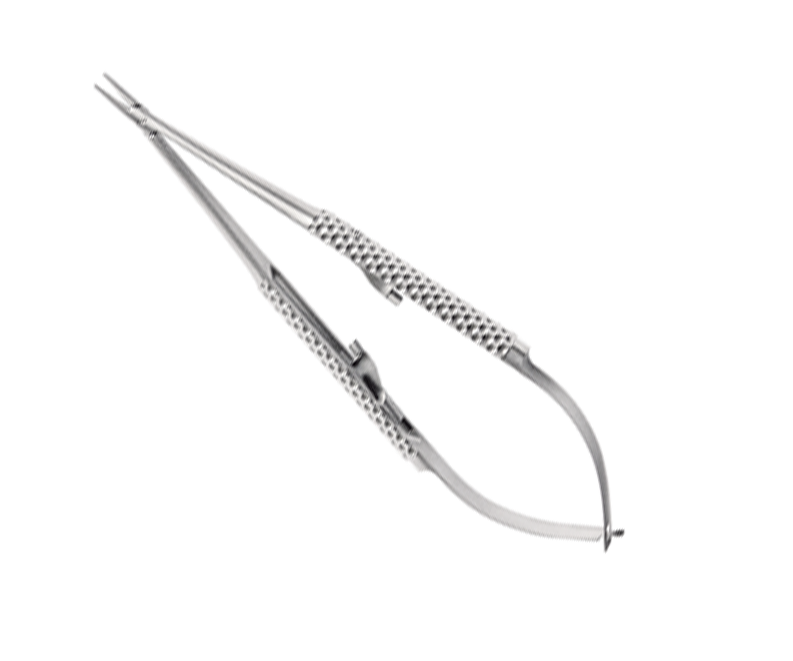 BARRAQUER, Micro-Nadelhalter, Hart- metall, 18 cm, gerade, Rundgriff 