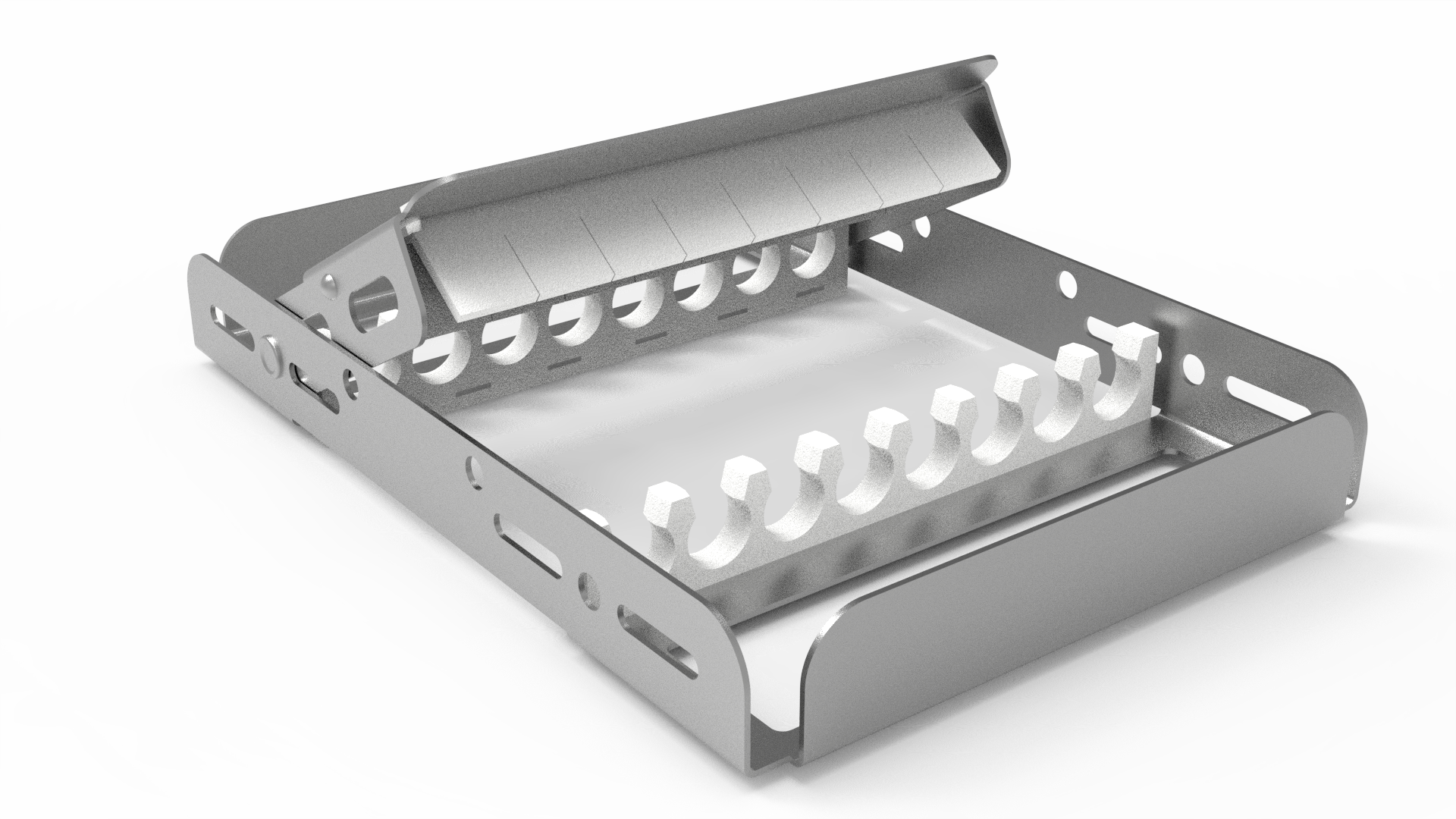 Storing frame, 8 instruments, semi-size