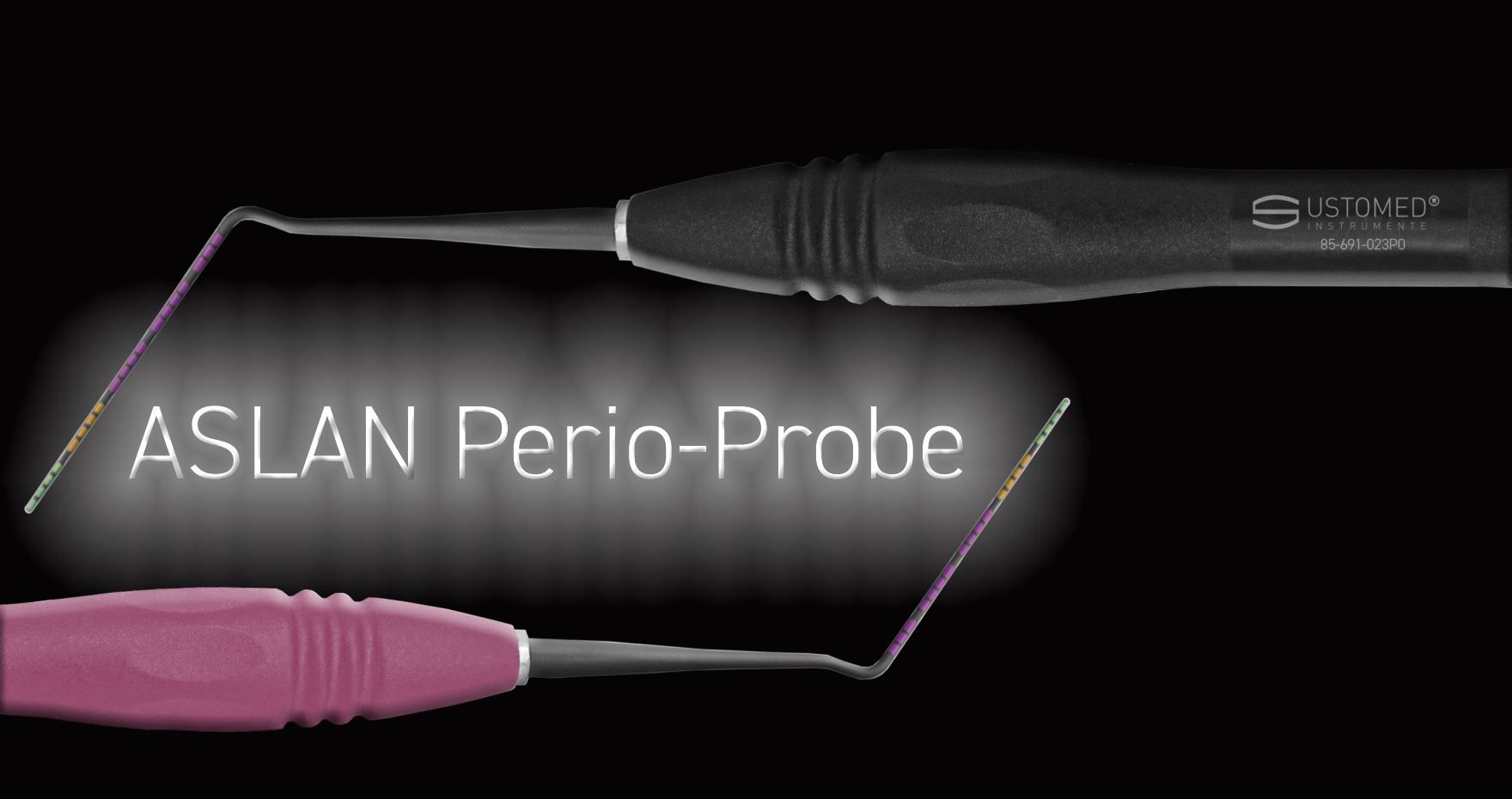 ASLAN Perio-Probe with color marking