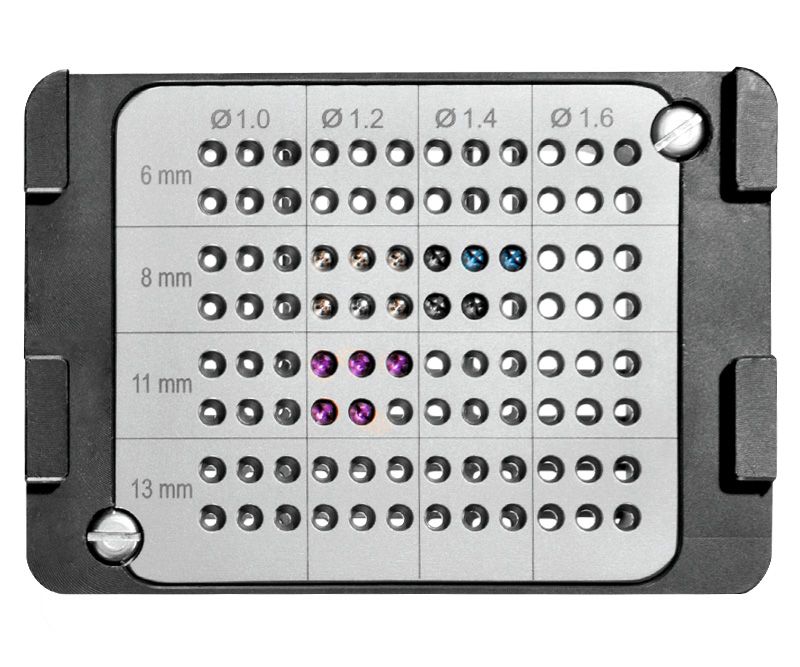 Flexi-Kit Box for Micro-Screws, ¶ 1, 0/1, 2/1, 4/1, 6mm