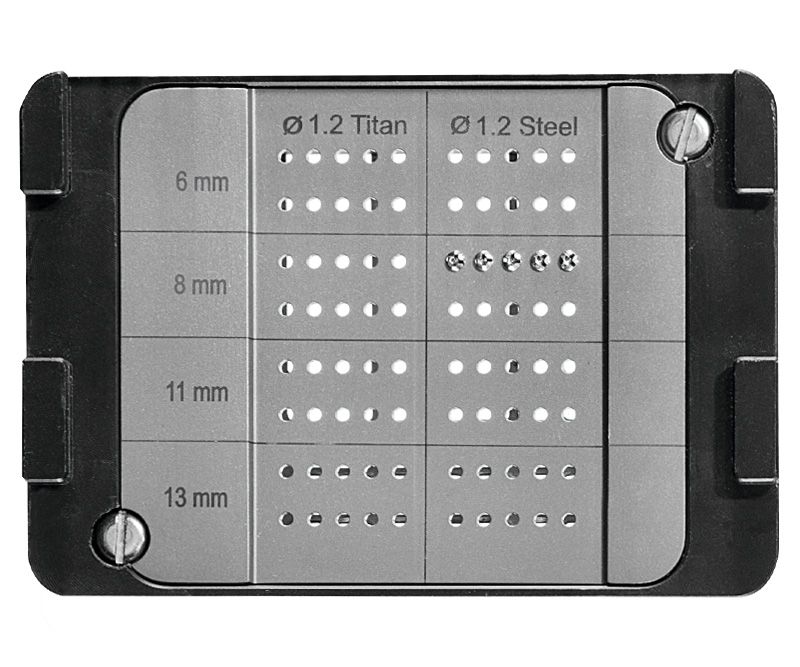 Flexi-Kit Aufbewahrungs-Behälter für Micro-Schrauben, Ø 1,2mm, Micro-Head 
