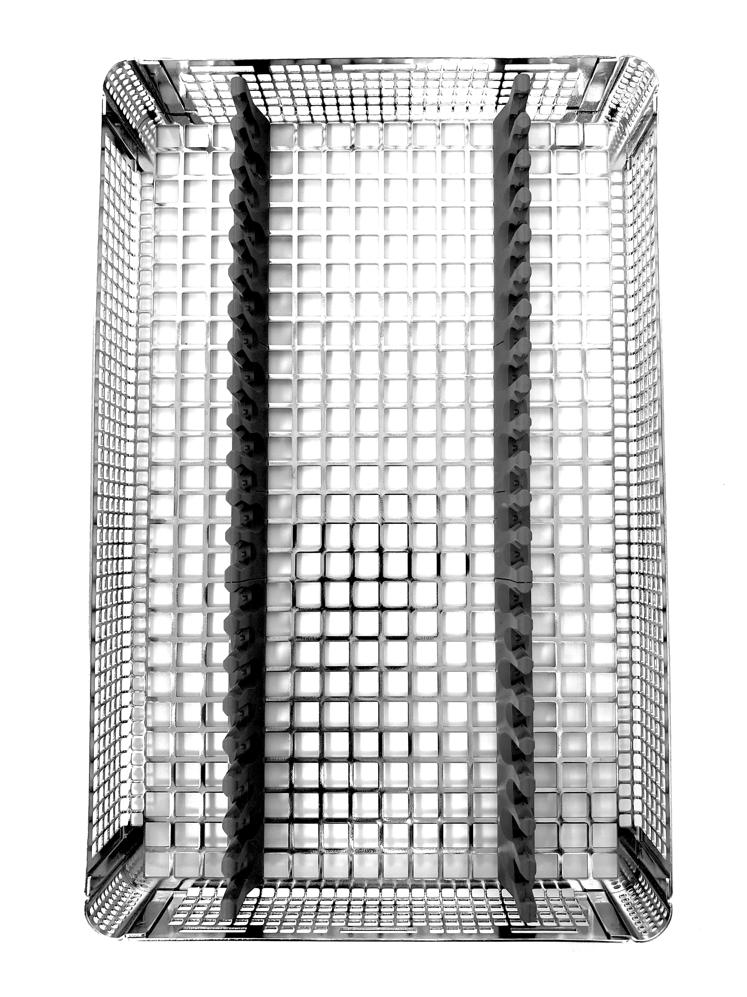 Waschtray Serie 3 inklusive 2 Silikonstegen längs 