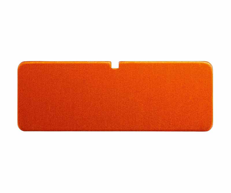 Identification label, orange, incl.inscrip