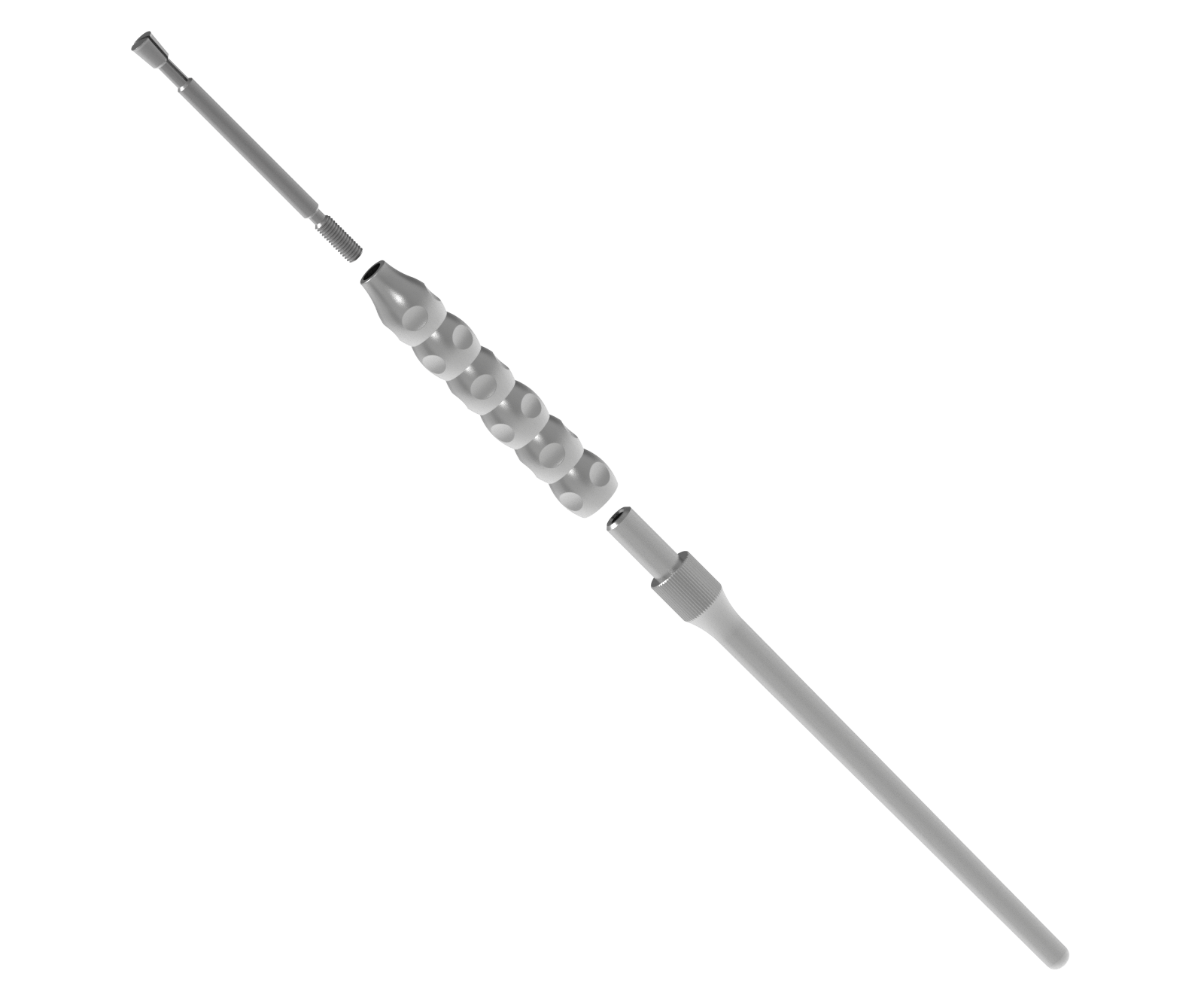 Micro-scalpel handle, 14 cm, anat. shape