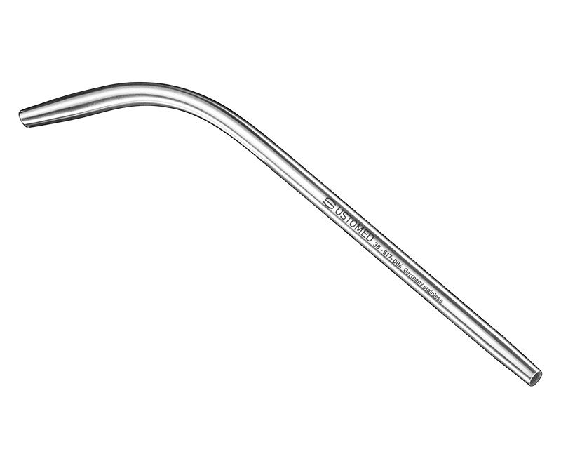 Suction tube, s.s., 18 cm, 4 mm diam.