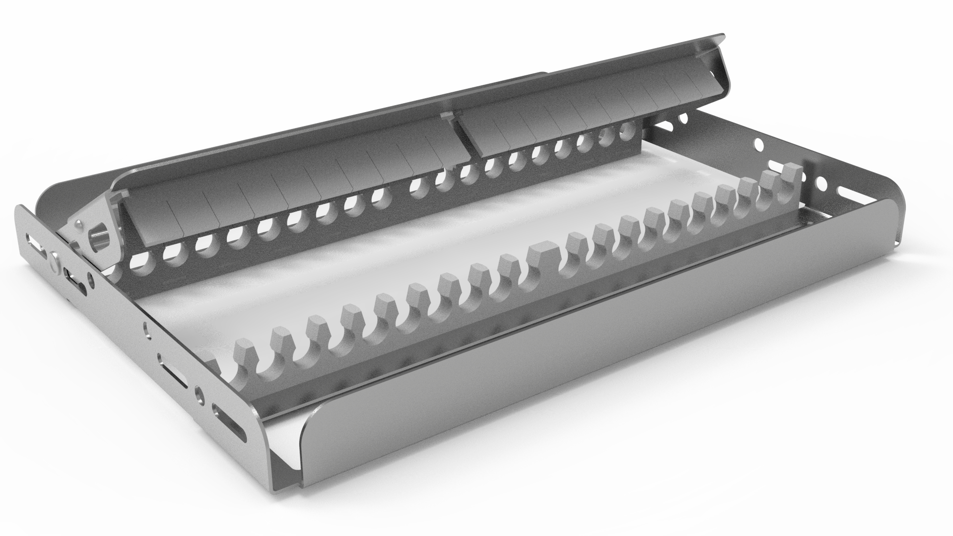 Sterilisier- und Lagerungsrahmen für 20 Instrumente 