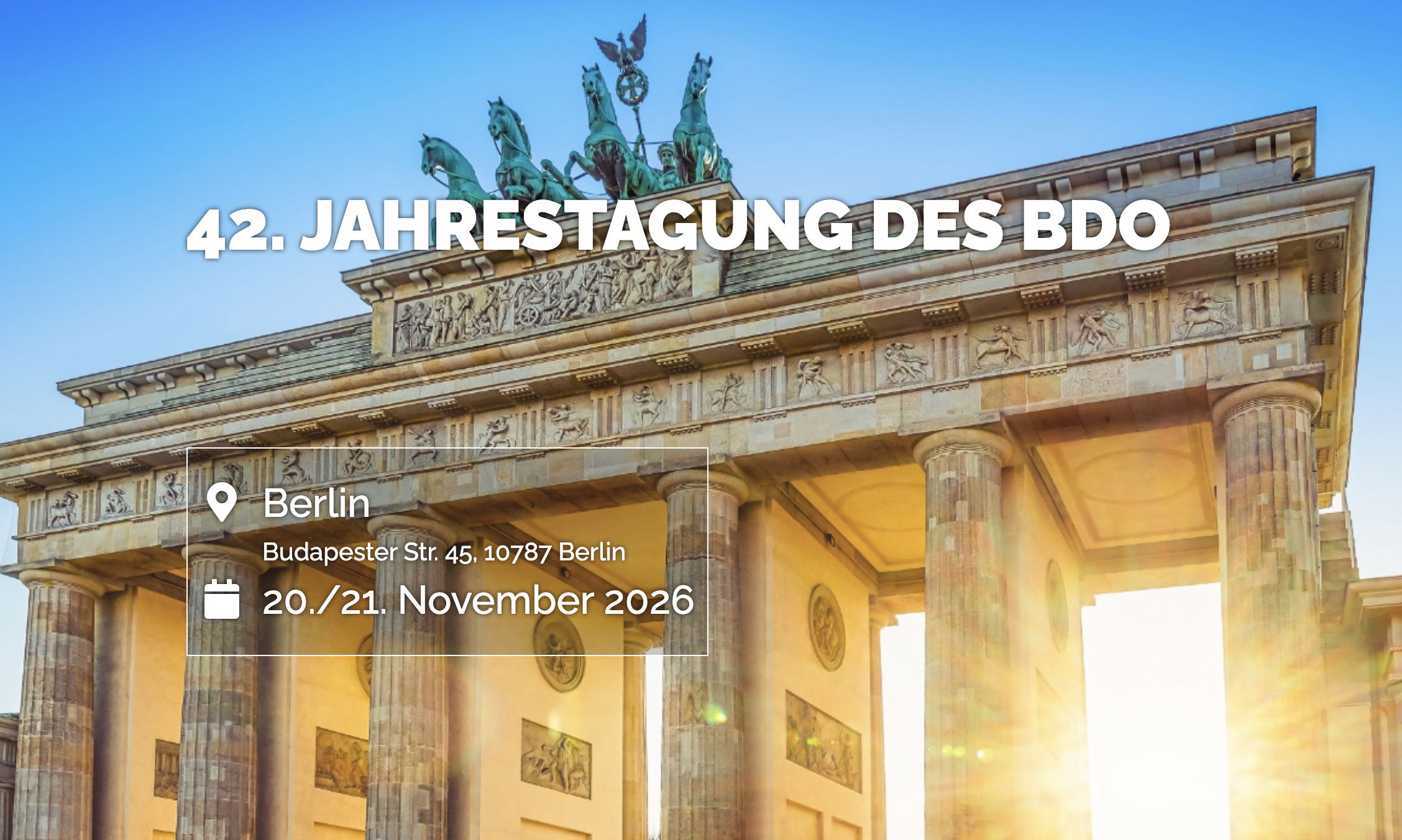 42nd Annual Meeting of the BDO (Professional Association of German Oral Surgeons) Image