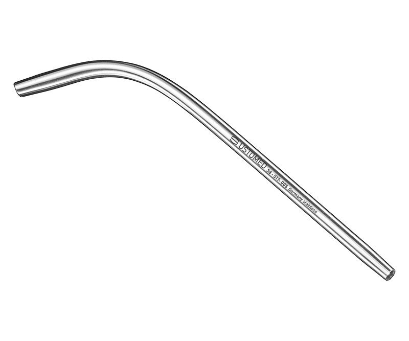 Suction tube, s.s., 18 cm, 5 mm diam.