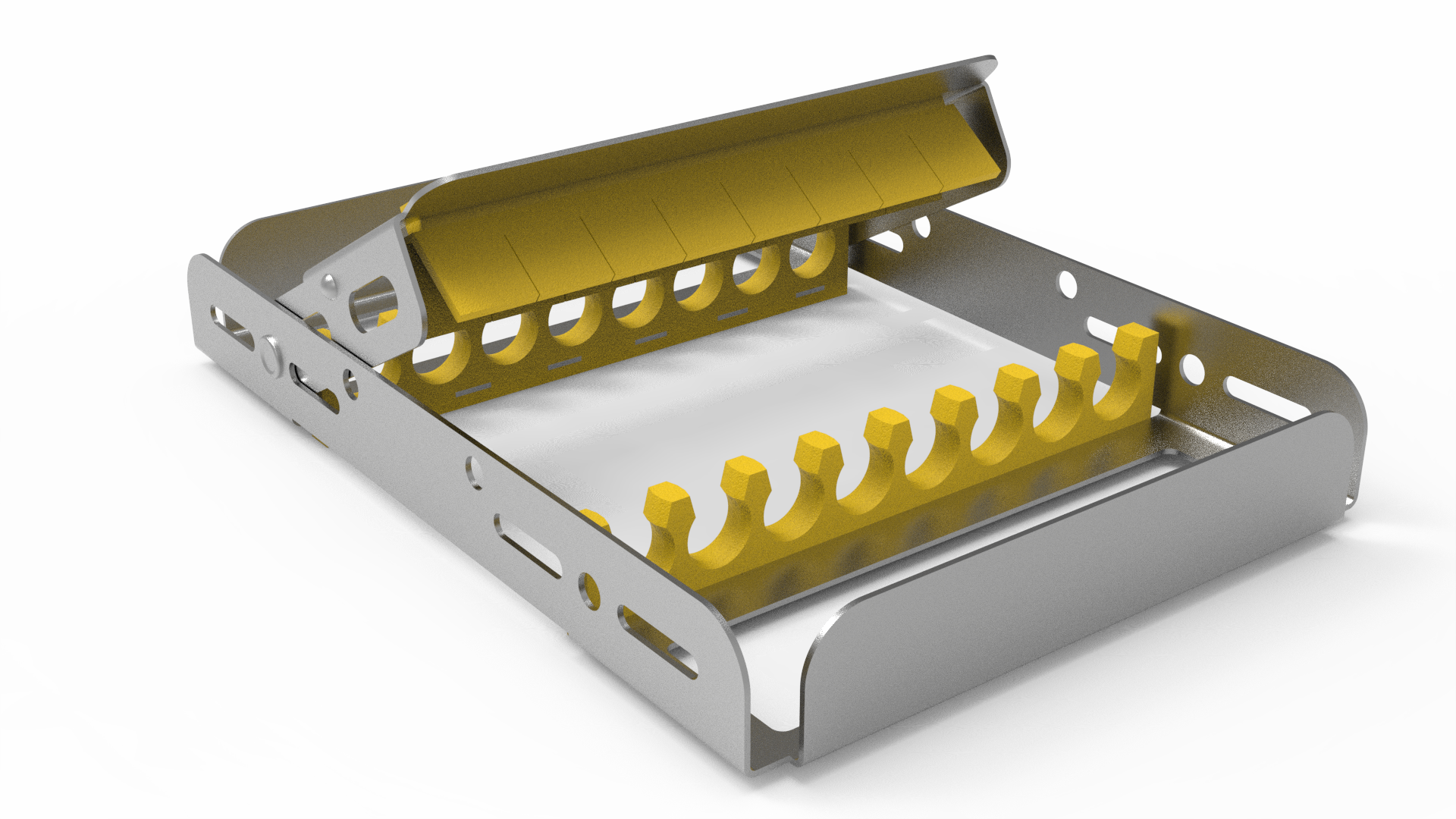 Storing frame, 8 instruments, semi-size