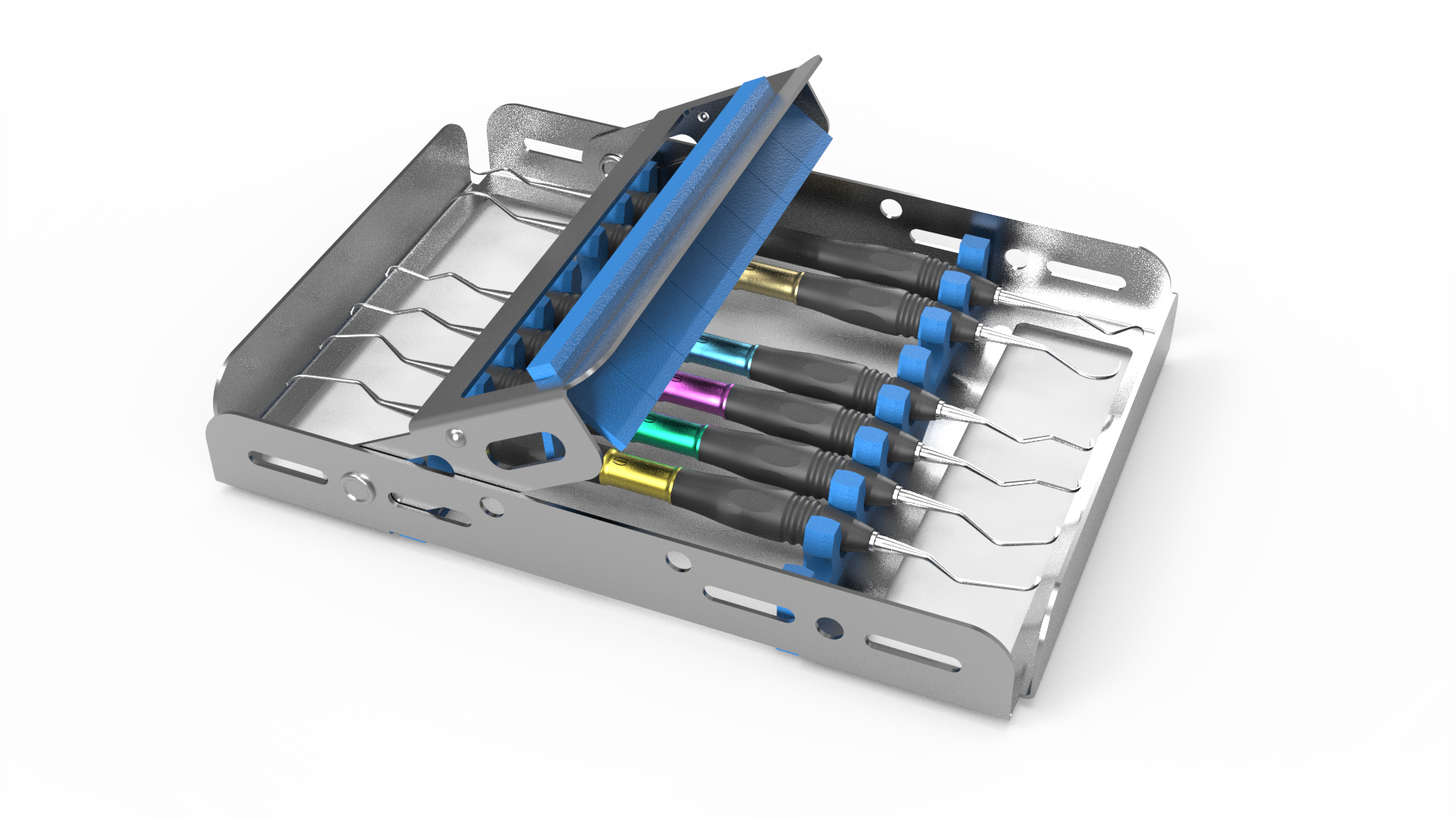 Periodontal Set, USTO-SOFT handles, compl.