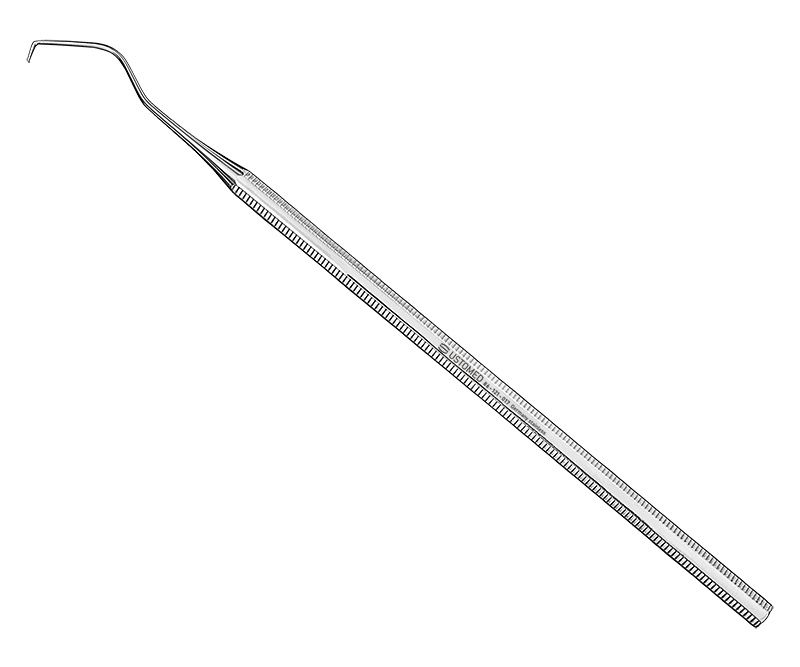 Probe, size 17, single-ended, octag.handle